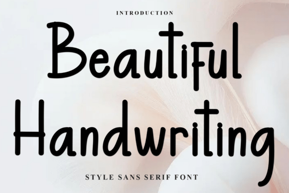 Beautiful Handwriting: A Designer’s Go-To Script Font for Branding Projects
