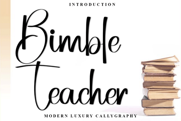 Bimble Teacher: A Stylish Script Font for Modern Web Design