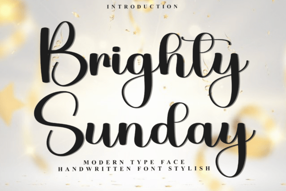 Brighty Sunday Font: Elevate Your Brand with a Soft, Versatile Typeface