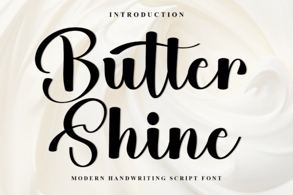 Butter Shine: A Festive Typeface for Joyful Branding Projects