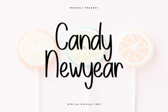 Candy Newyear: A Designer’s Take on This Festive Script Font