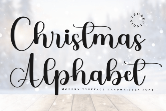 Christmas Alphabet: A Festive Font for Polished Branding