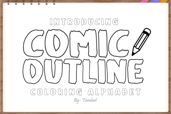 Comic Outline: A Bold Script Font for Modern Web and Digital Design