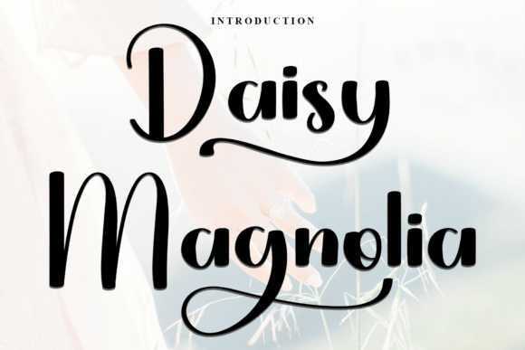Daisy Magnolia: A Script Font That Elevates Digital Marketing Visuals