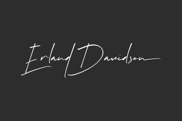 Erland Davidson: A Handwritten Font That Brings Personality to Editorial Design