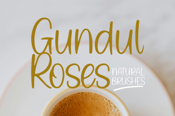 Gundul Roses: A Handwritten Font for Elegant Editorial Design