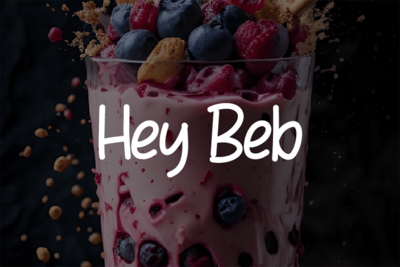 Hey Beb: A Modern Typeface for Elegant Web Design and Digital Branding