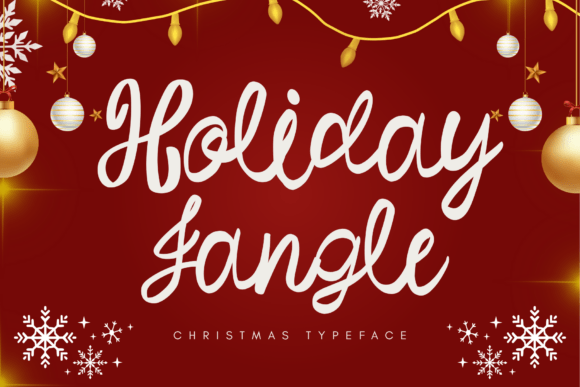 Holiday Jangle: A Festive Script Font That Elevates Campaign Visuals