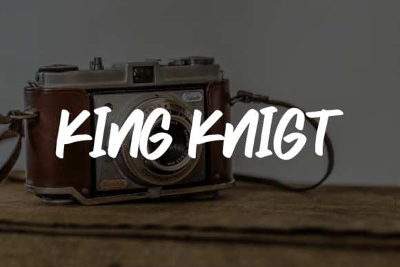 King Knigt: A Modern Typeface for Sharp Digital Campaigns