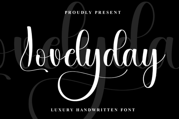 Lovelyday: A Stylish Script Font for Crafters and Product Designers