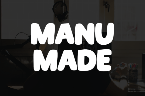Manu Made: A Handcrafted Font That Brings Personality to Every Product