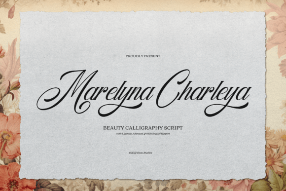 Marelyna Charleya: A Script Font for Scroll-Stopping Brand Typography