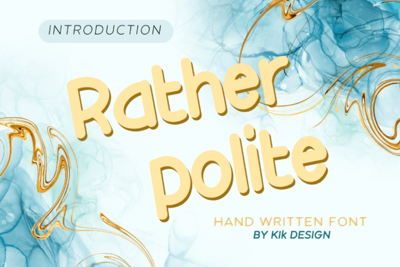Rather Polite Font: A Web Designer’s Review of This Soft Script Typeface