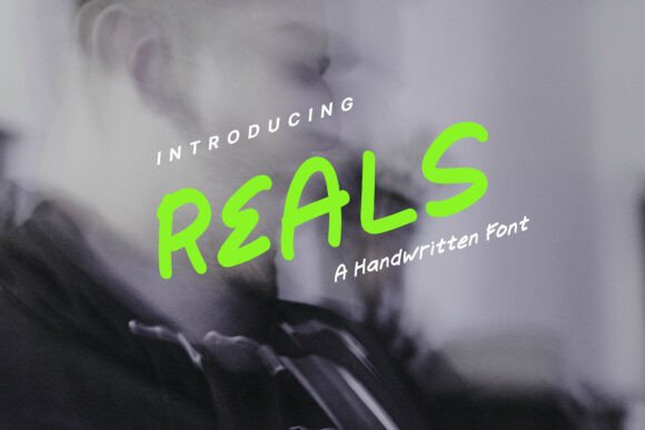 Reals: A Bold Handwritten Font for Expressive Editorial Design