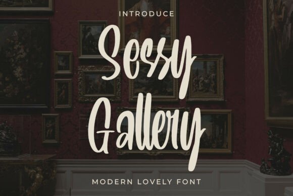 Sessy Gallery: A Sweet Script Font for Editorial Charm