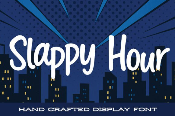Slappy Hour: A Bouncy Typeface for Playful Editorial Design