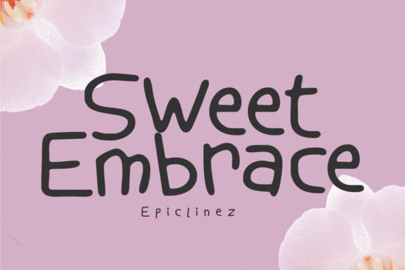 Sweet Embrace: A Romantic Script Font That Brings Heart to Brand Design