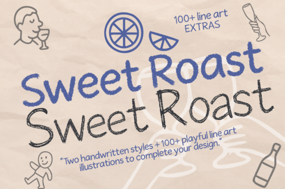 Sweet Roast: A Handwritten Font That Elevates Digital Branding