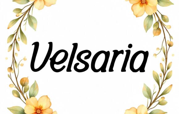 Velsaria: Elevating Editorial Design with a Modern Script Font