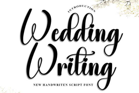 Wedding Writing: A Festive Script Font for Digital Design Magic