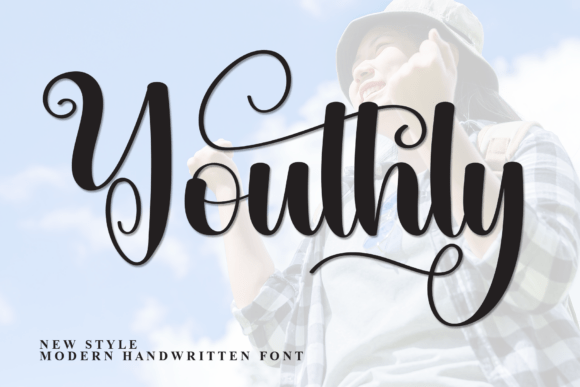 Youthly: A Stylish Script Font for Modern Editorial Design