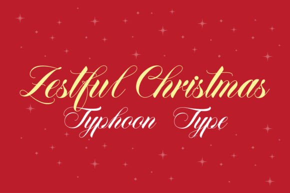 Zestful Christmas: A Script Font That Elevates Digital Marketing Campaigns